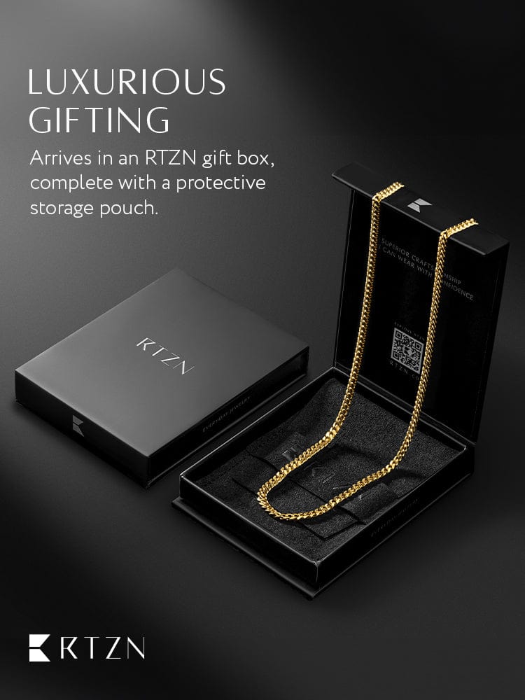 Gold Cuban Link Chain (3.5mm)