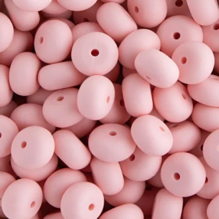 14MM ABACUS BEAD PINK LEMONADE #87 (10ct)