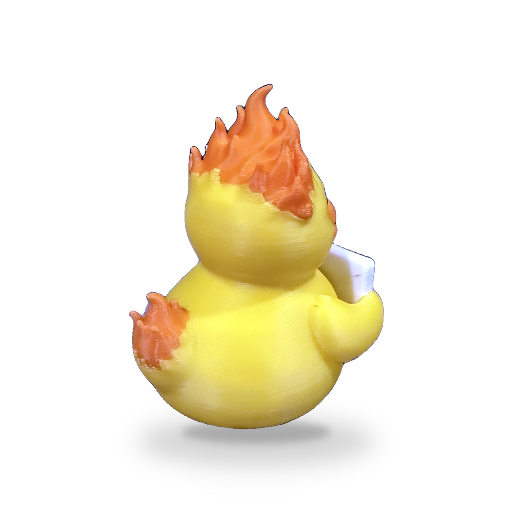 Everything Is Fine Duck - 3D Printed Collectible Desk and Dashboard Decor Gift