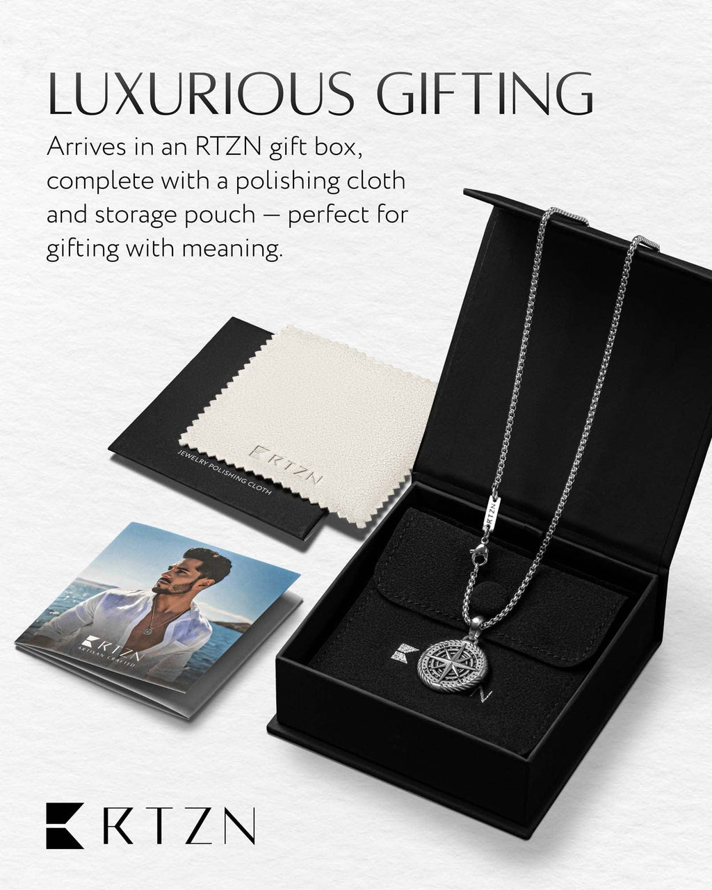 Compass Pendant Necklace