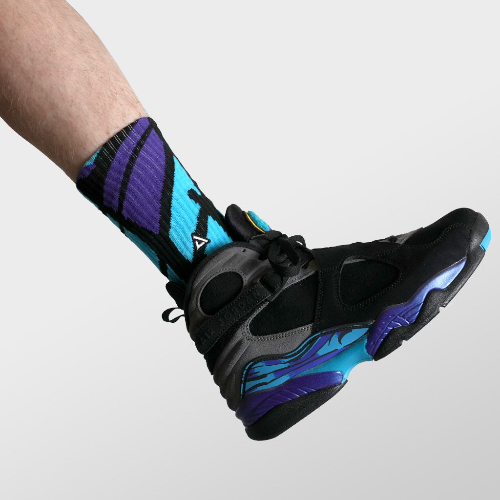 SNKR Socks - Aqua 8