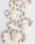 Coastal Seashell Wood and Felt Garland