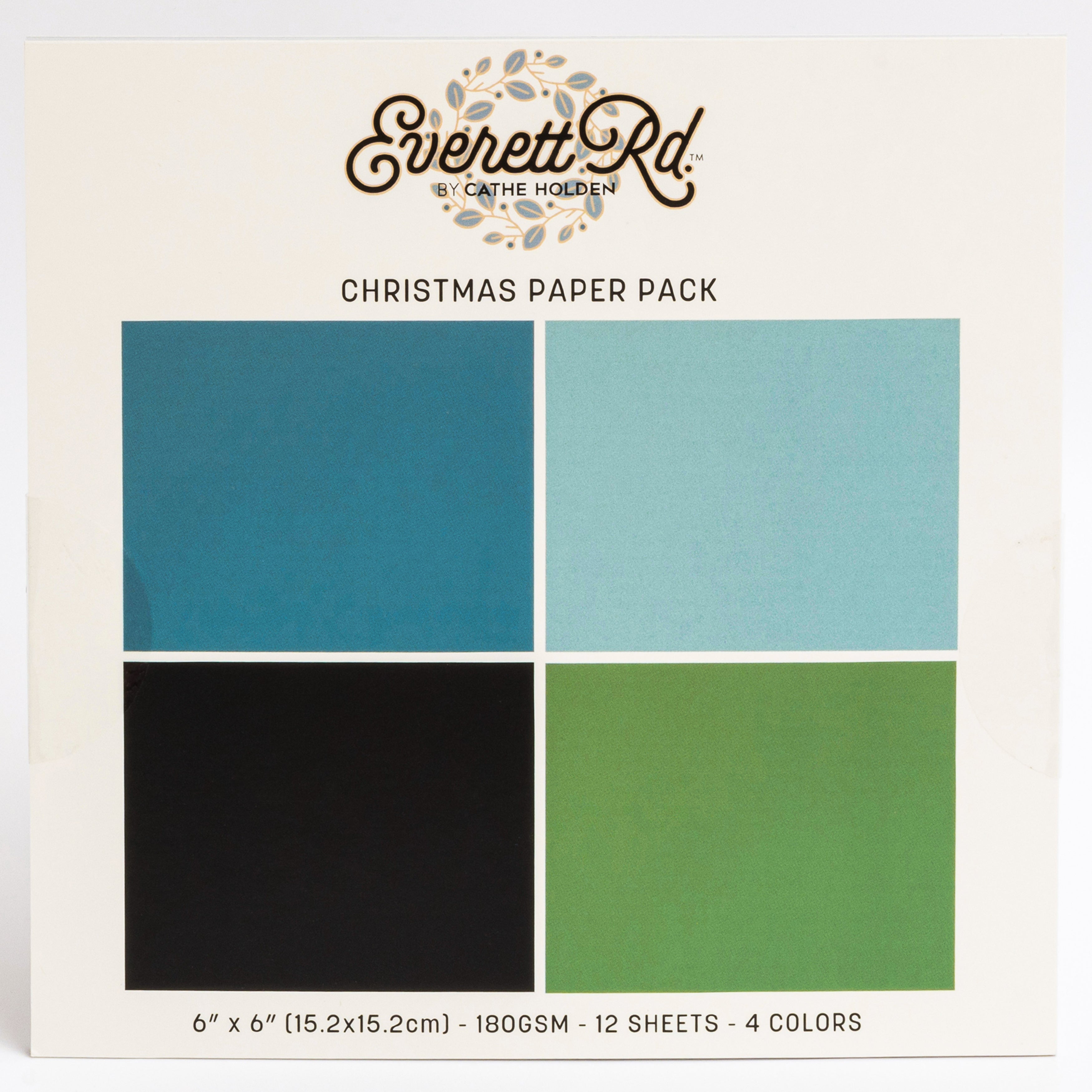 Everett Rd. by Cathe Holden Winter Wonderland 6x6 12 Sheet Paper Pack