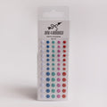 Bow & Arrough™ Holiday Candy Colored Dots Puffy Stickers