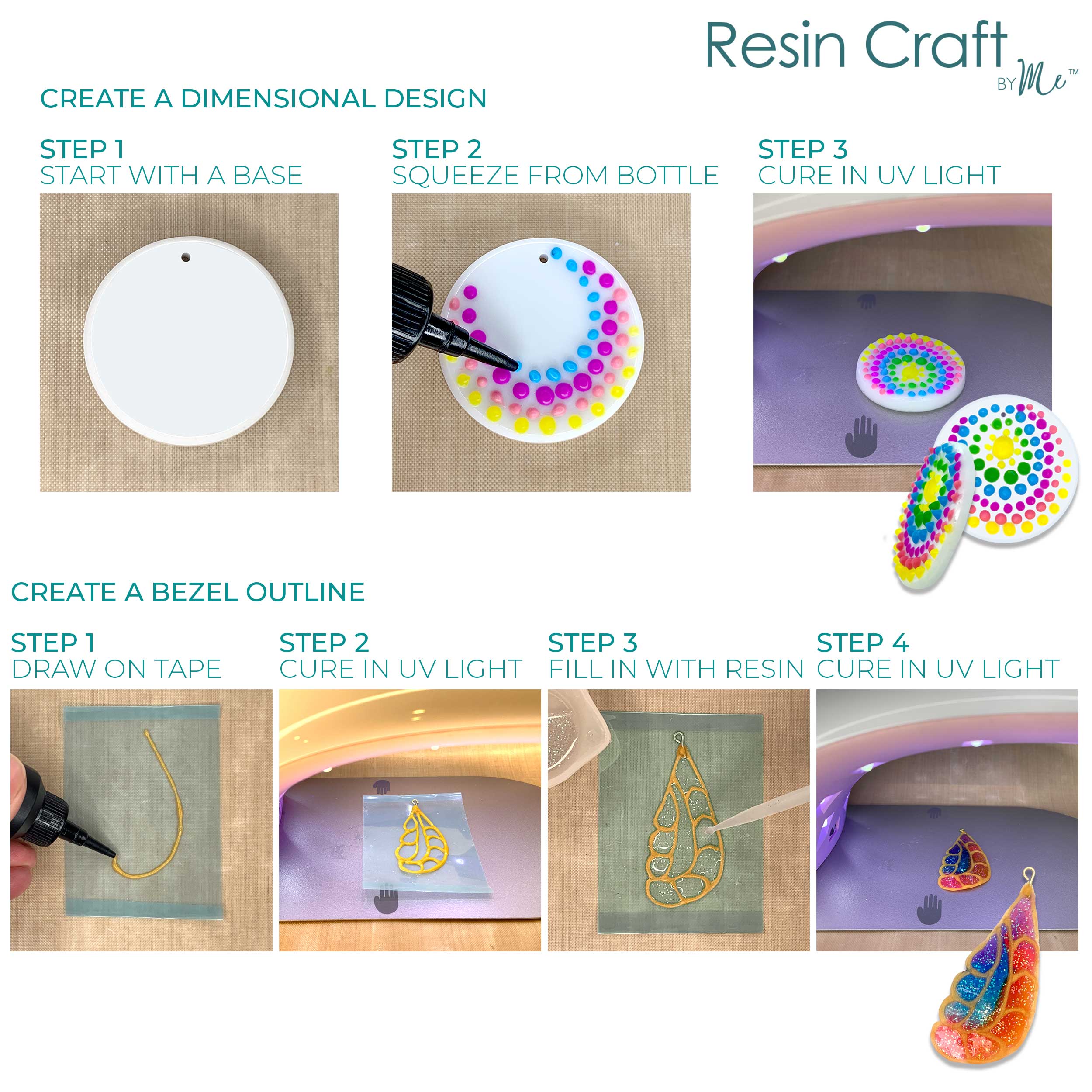 Primary Assortment UV Resin Icing 10ml 4pc
