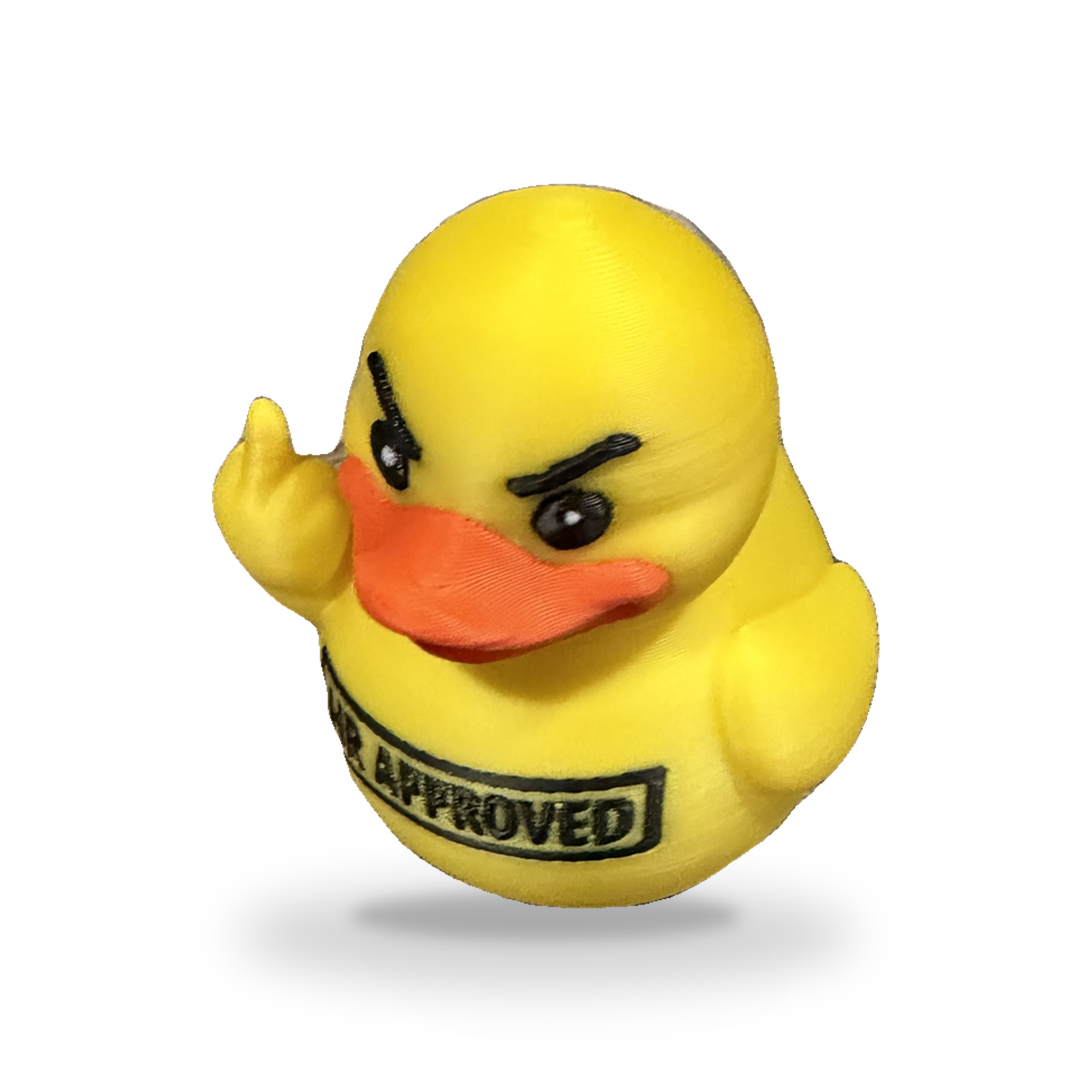 Hr Approved Sarcastic Duck - yellow 3D Printed Collectible Desk Decor Gift
