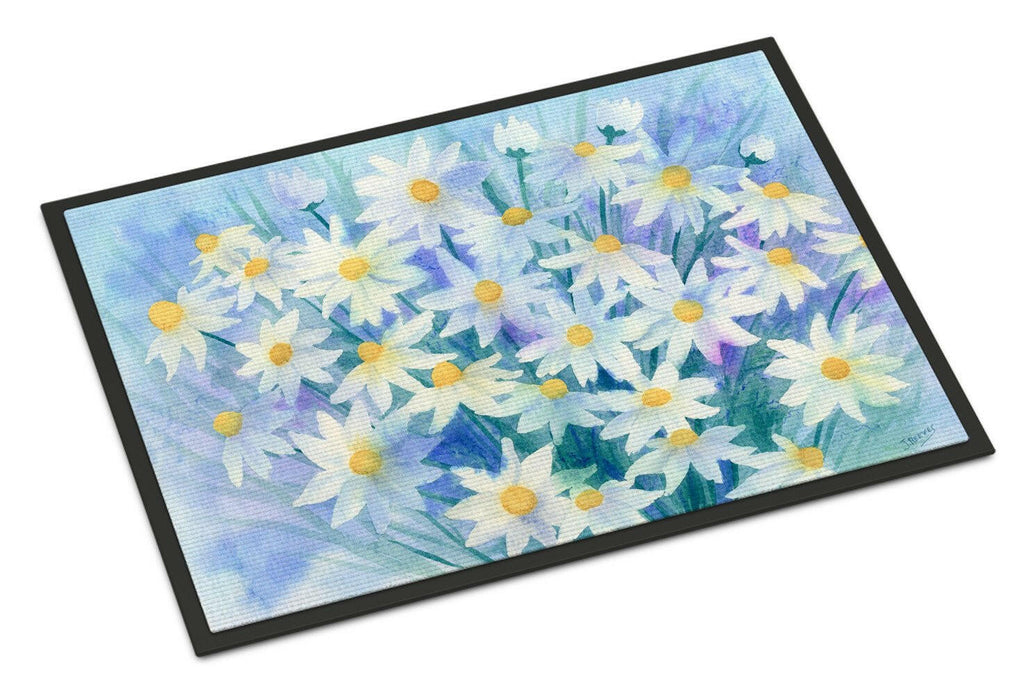 Light and Airy Daisies Doormat Indoor Outdoor 24H X 36W Front Door Mat Rugs for Entryway, Non Slip Washable Low Pile,