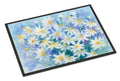 Light and Airy Daisies Doormat Indoor Outdoor 24H X 36W Front Door Mat Rugs for Entryway, Non Slip Washable Low Pile,