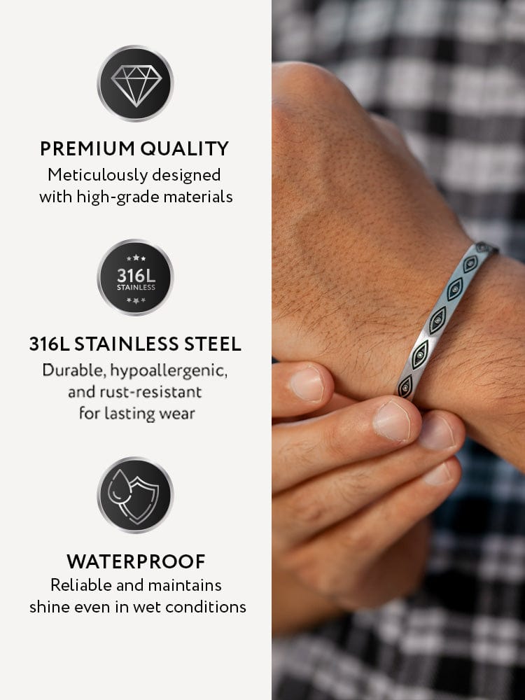 Evil Eye Cuff Bracelet