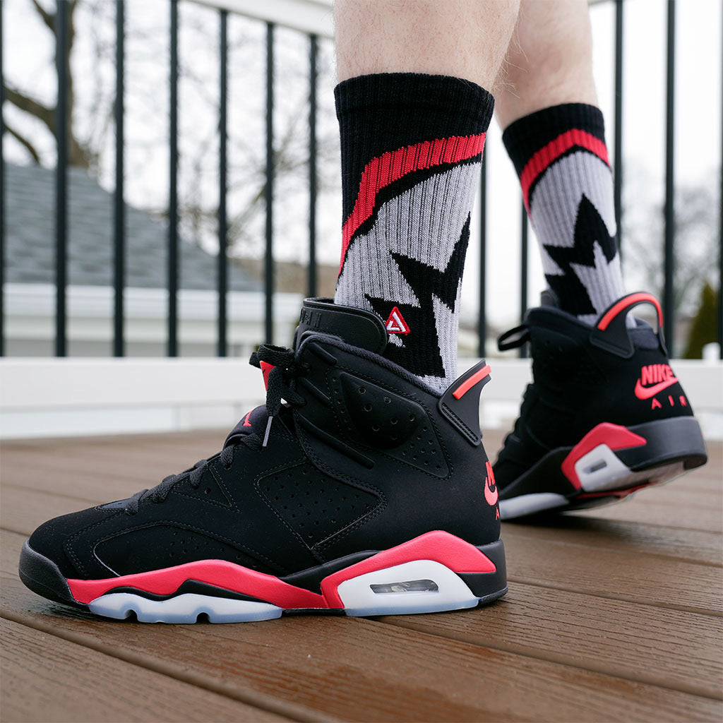 SNKR Socks - Infrared 6