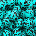 P426 TURQUOISE COW SPLATTER 15MM PRINT (10ct)