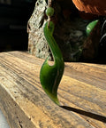 Jade Fish Hook Pendant, 2682