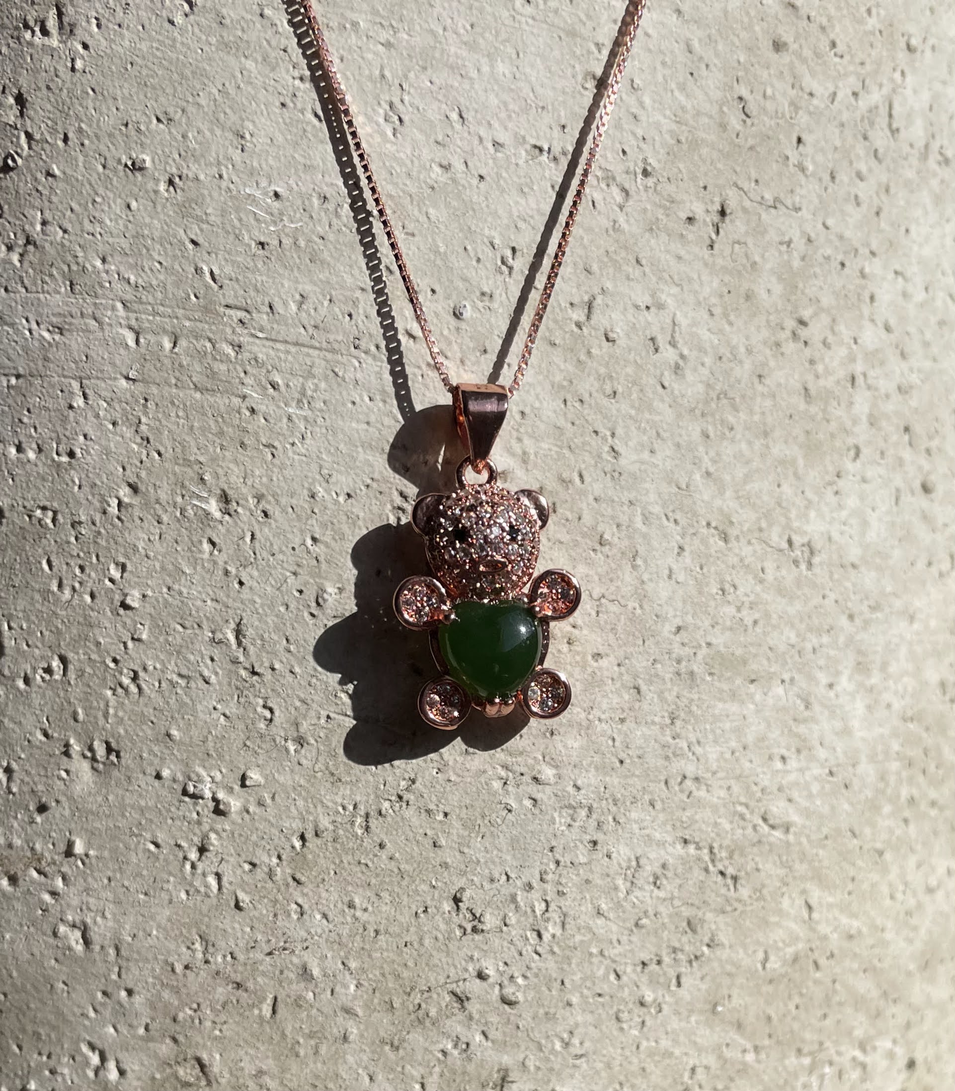 Jade Bear Pendant