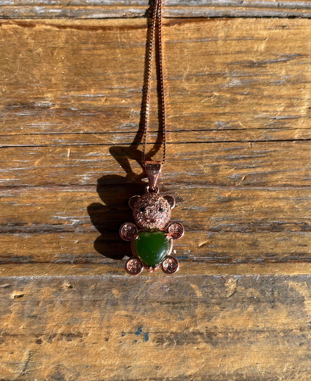 Jade Bear Pendant