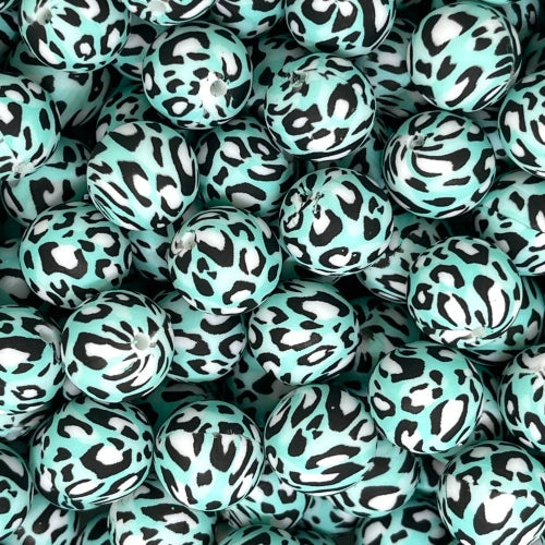 P427 MINTY FRESH LEOPARD 15MM PRINT (10ct)