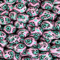 P470 TURQUOISE AZTEC 15MM PRINT (10ct)