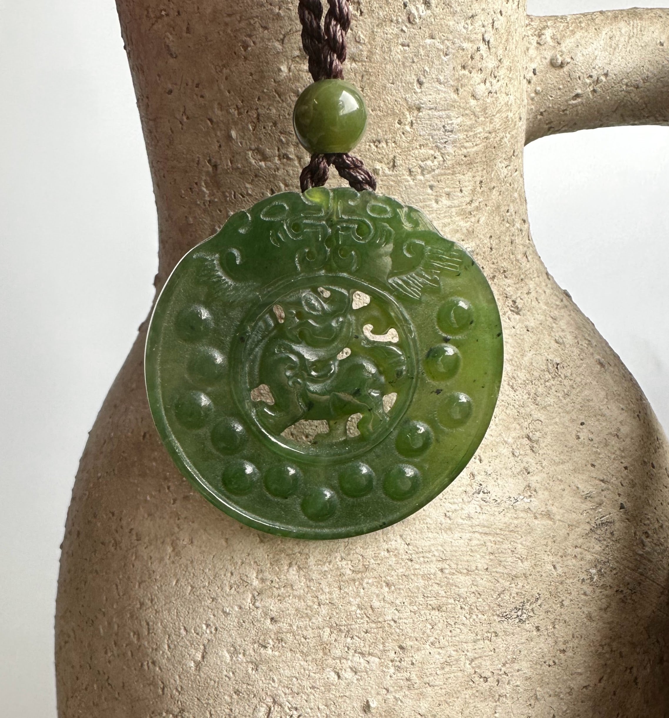 Jade Pixiu Pendant, 4240