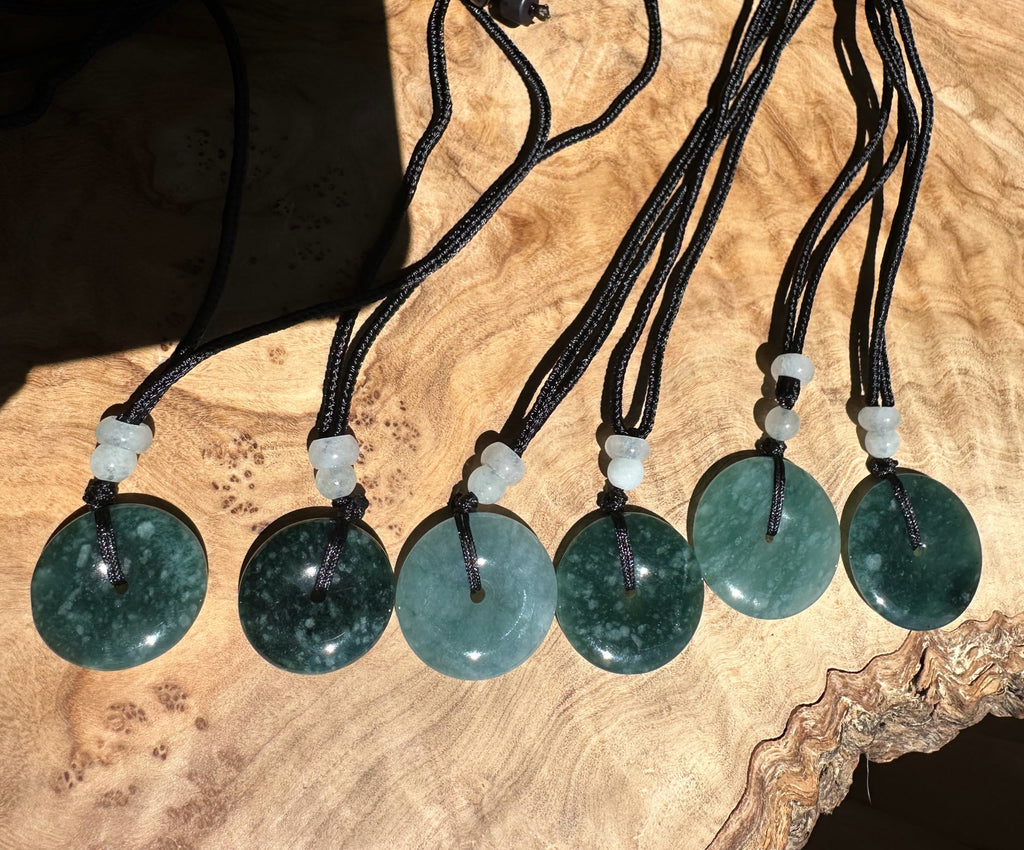 Guatemalan Jadeite PI(donut) Pendant Assorted Sizes - Sold Individually