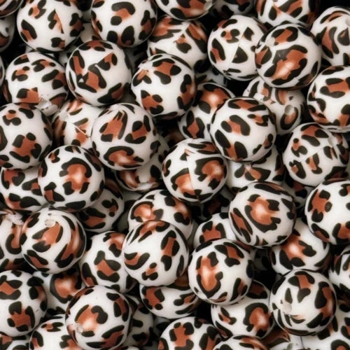 P430 FROSTED CHOCOLATE LEOPARD 15MM PRINT (10ct)