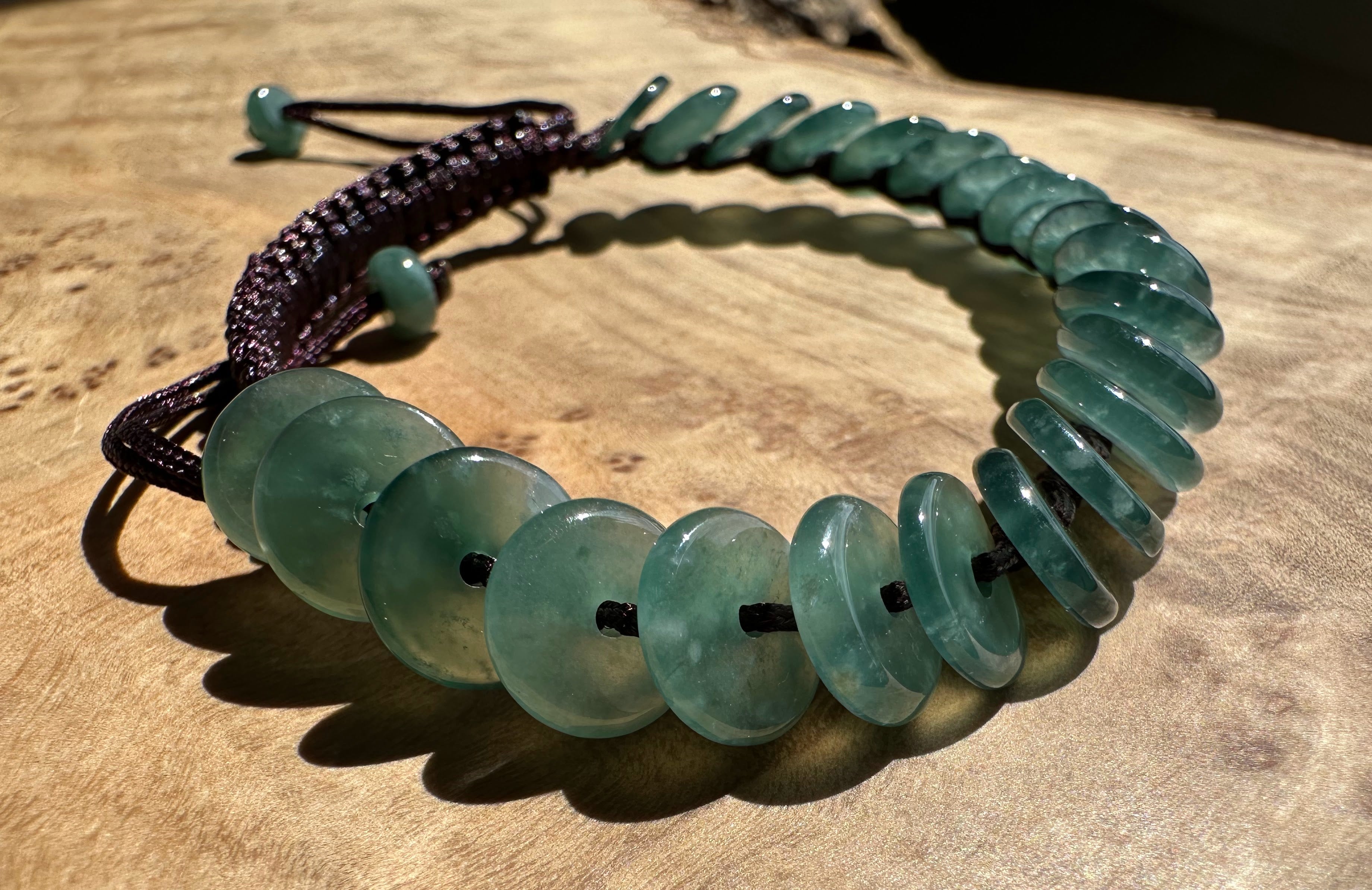 Guatemalan Jadeite PI Round Bracelet