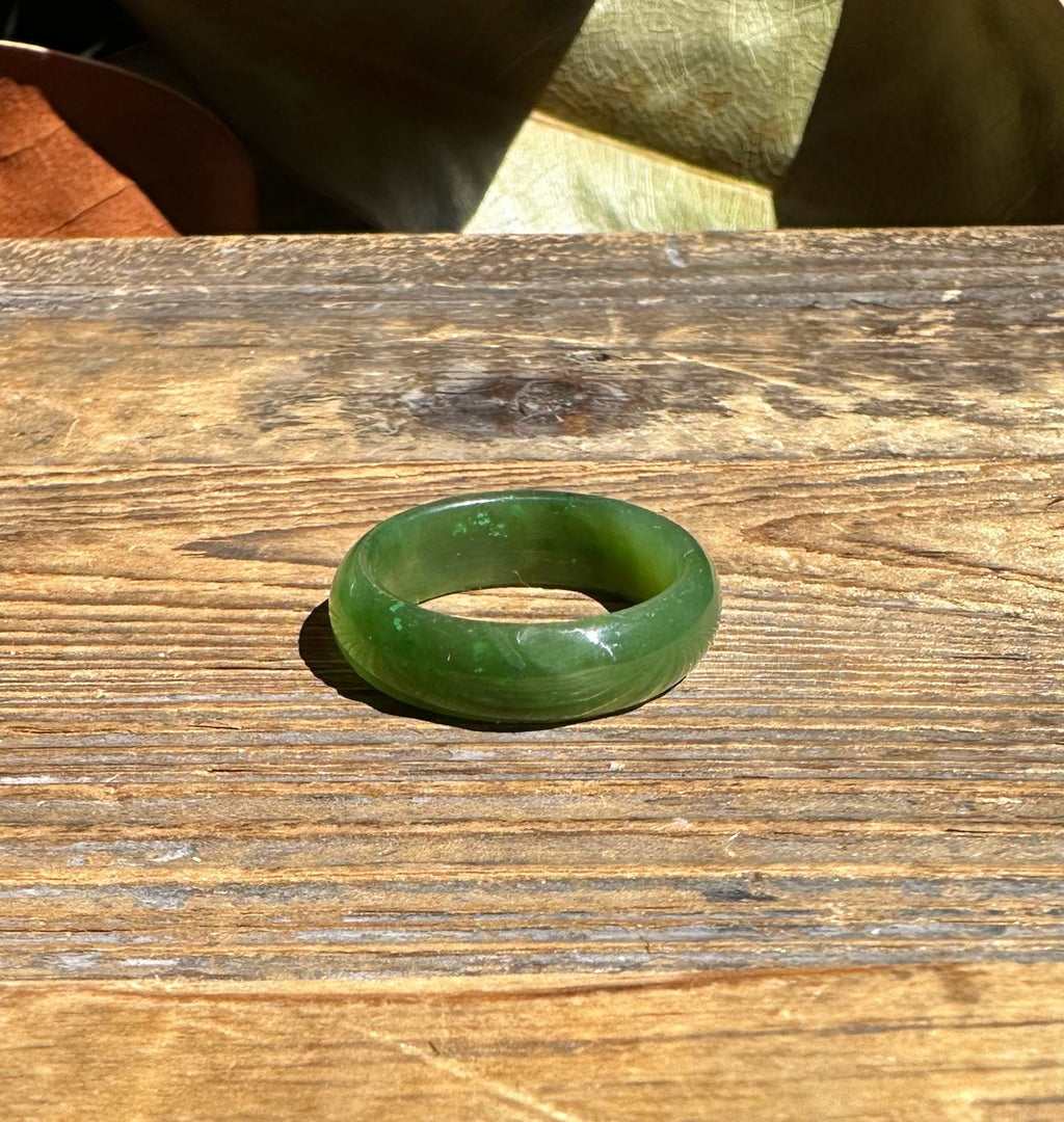 Jade Band Ring 6mm