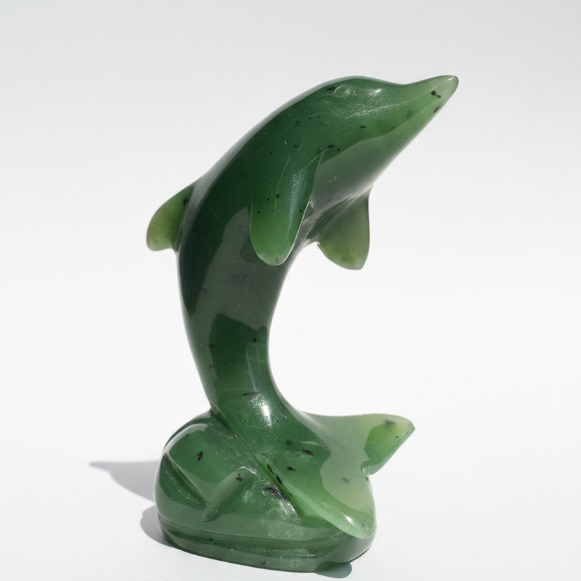 Canadian Jade Dolphin Figurine