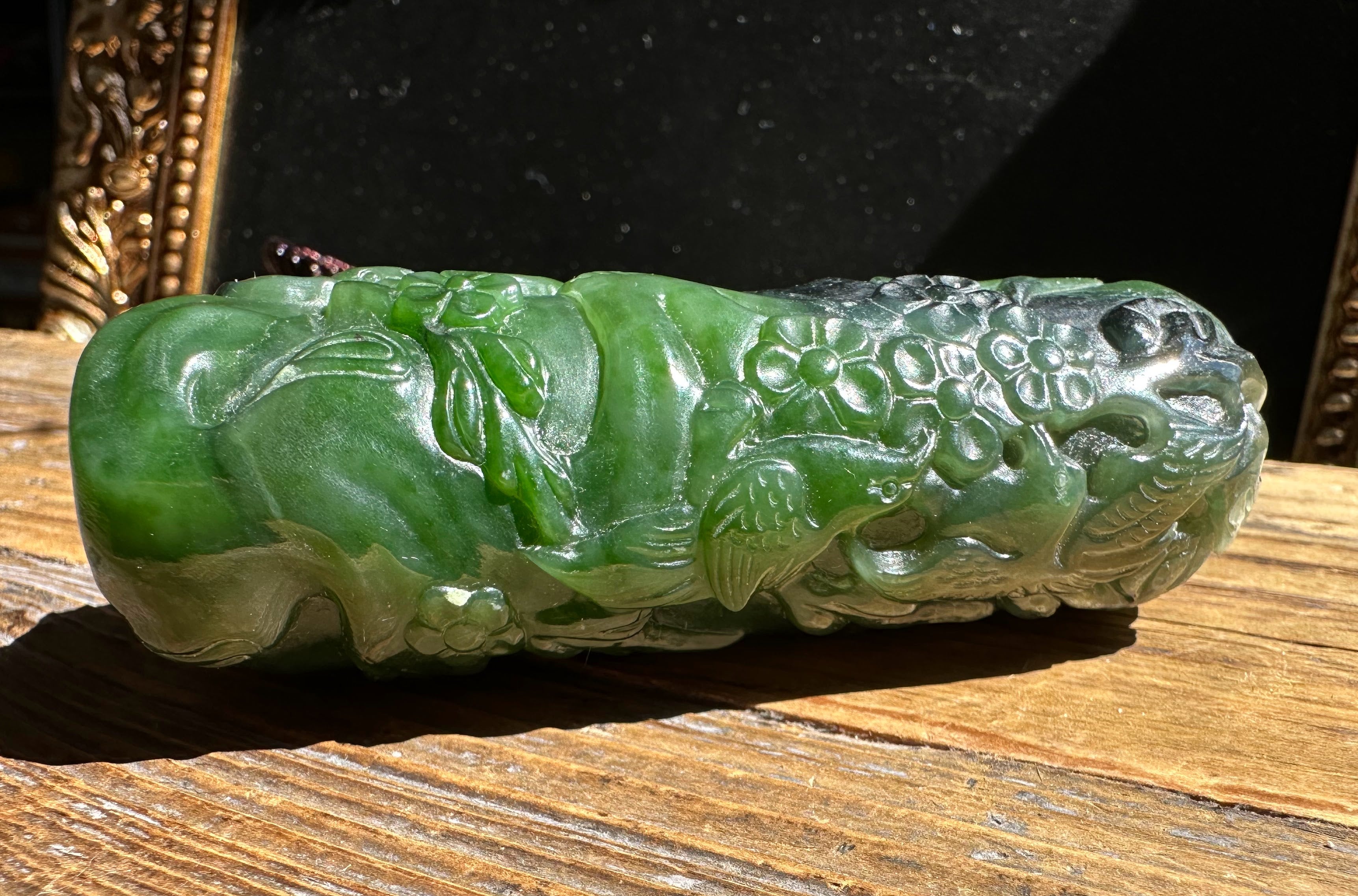 High-Quality Canadian Jade Hand Held - 3.25" chip