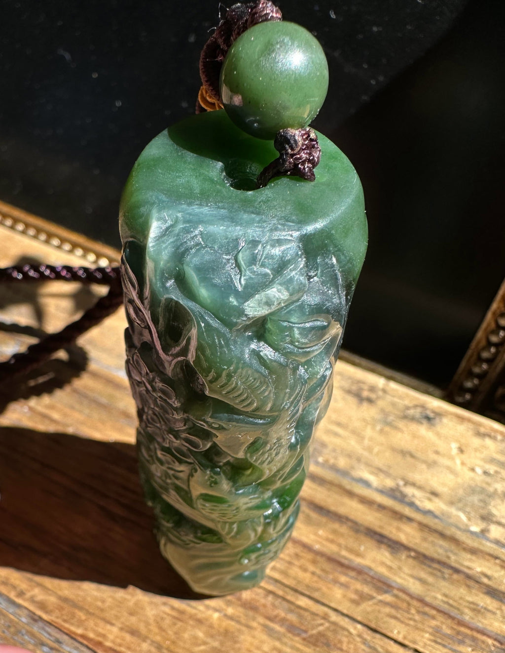 High-Quality Canadian Jade Hand Held - 3.25" chip