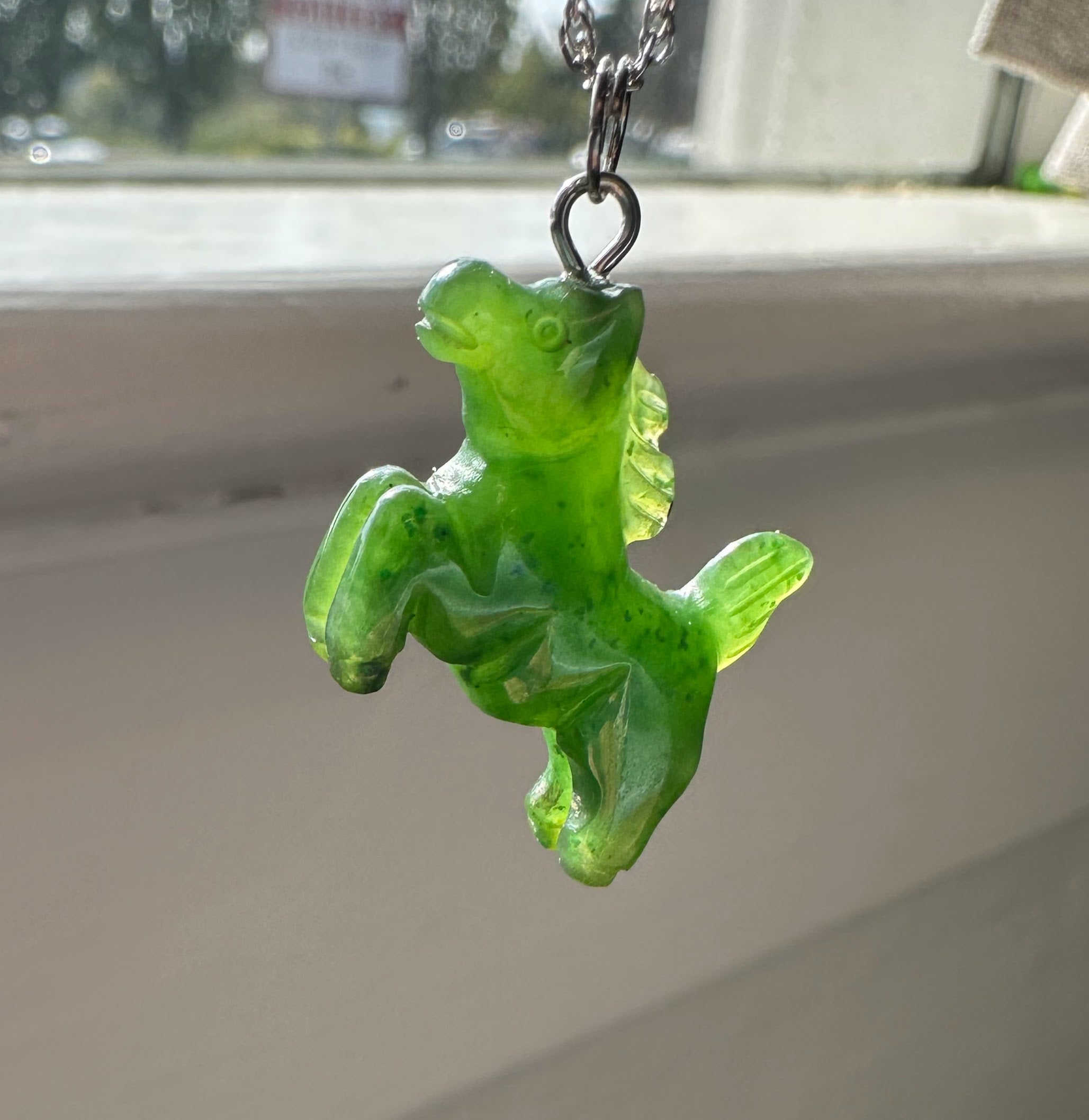 Canadian Jade Horse Charm/Pendant 20mm