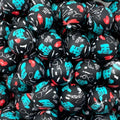 P577 SCRUB TOP HEALTHCARE 15MM PRINT (10ct)