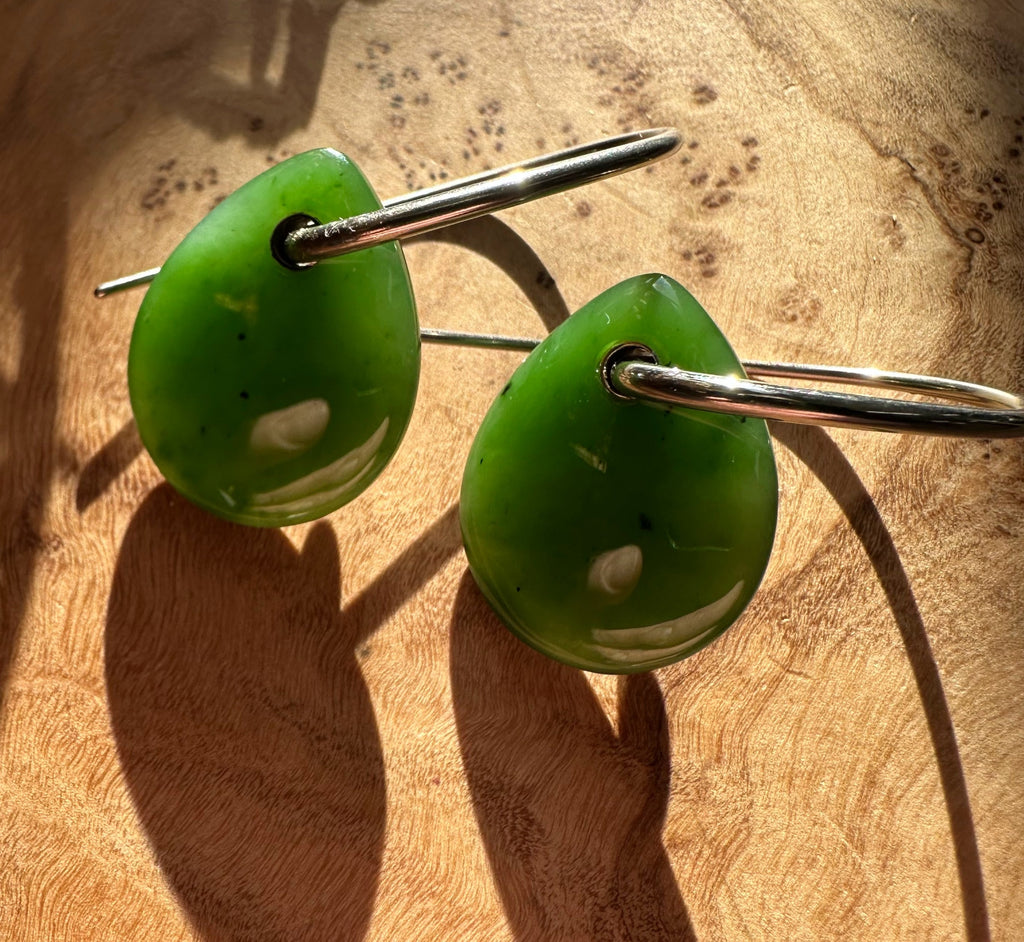 Canadian Jade Earrings, 1945