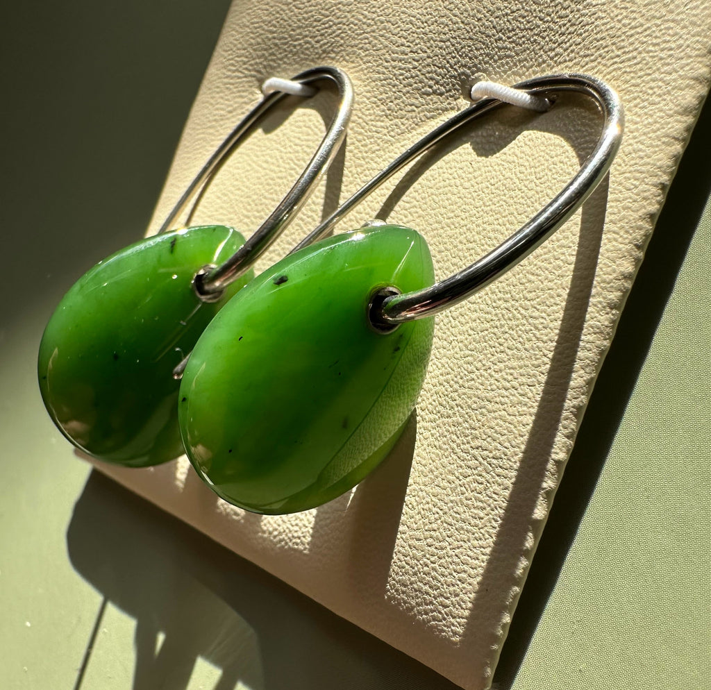 Canadian Jade Earrings, 1945