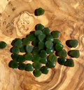 Dark Green Jade Heart Cabochon - 8mm