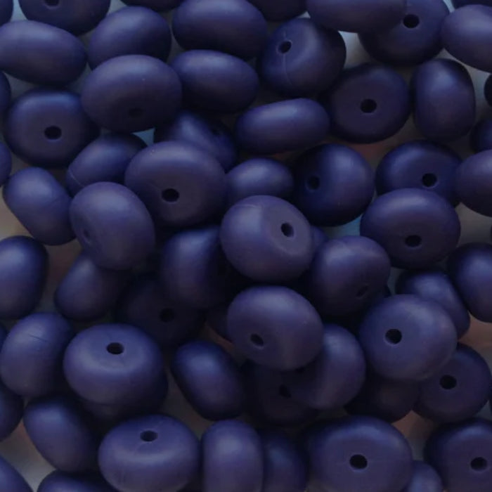 14MM ABACUS BEAD INDIGO #2 (10ct)