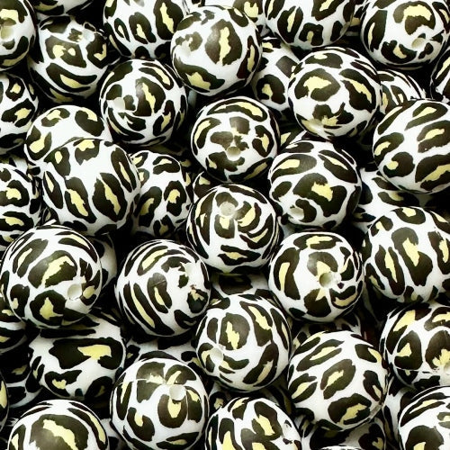 P5 BLACK/CREAM LEOPARD 15MM PRINT (10ct)