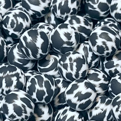 P111 BLACK LEOPARD 15MM PRINT (10ct)