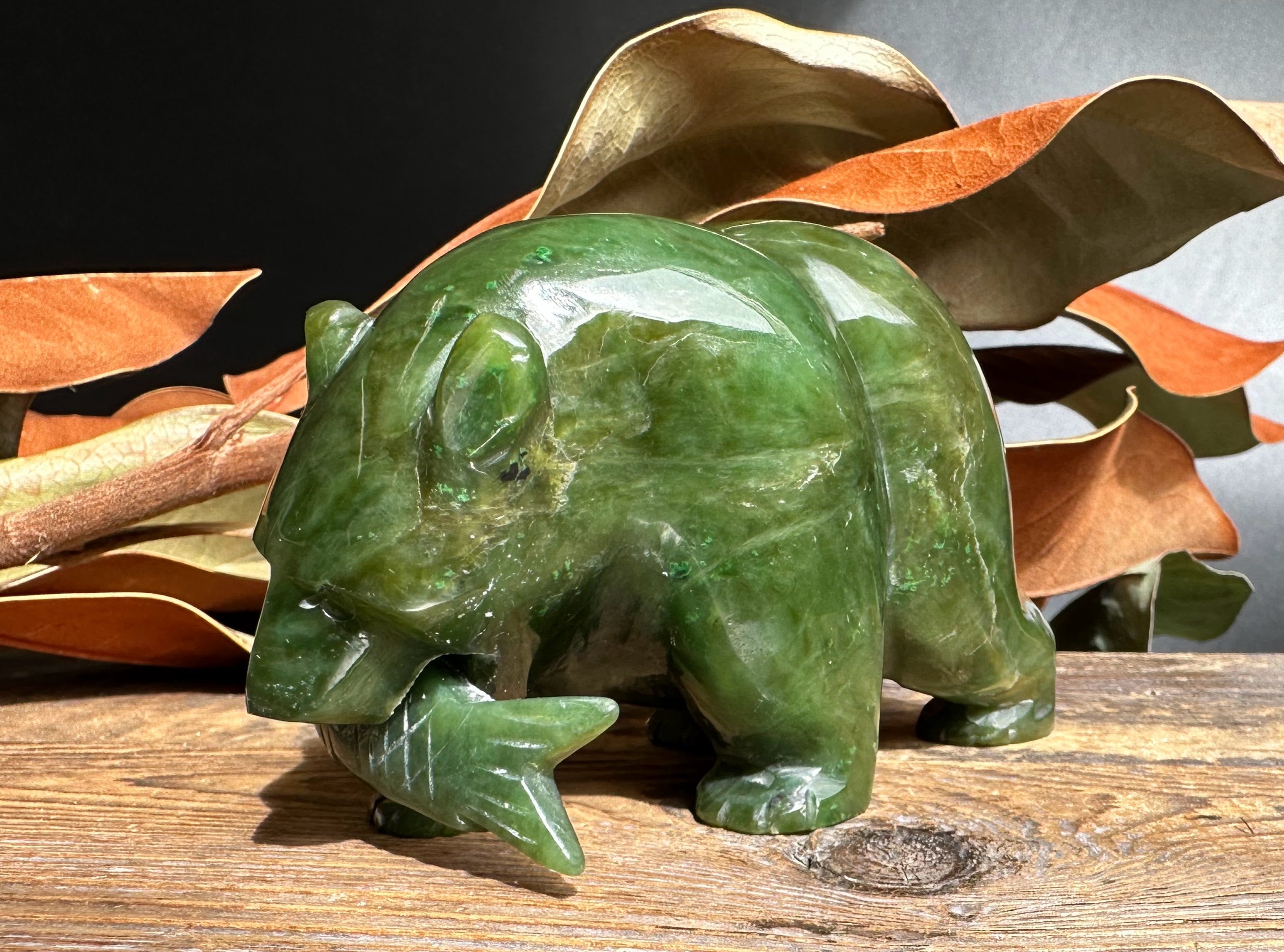 Bear Special with Jade Fish, 4"