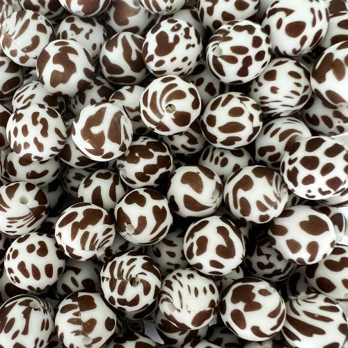 P132 BROWN COW 15MM PRINT (10ct)