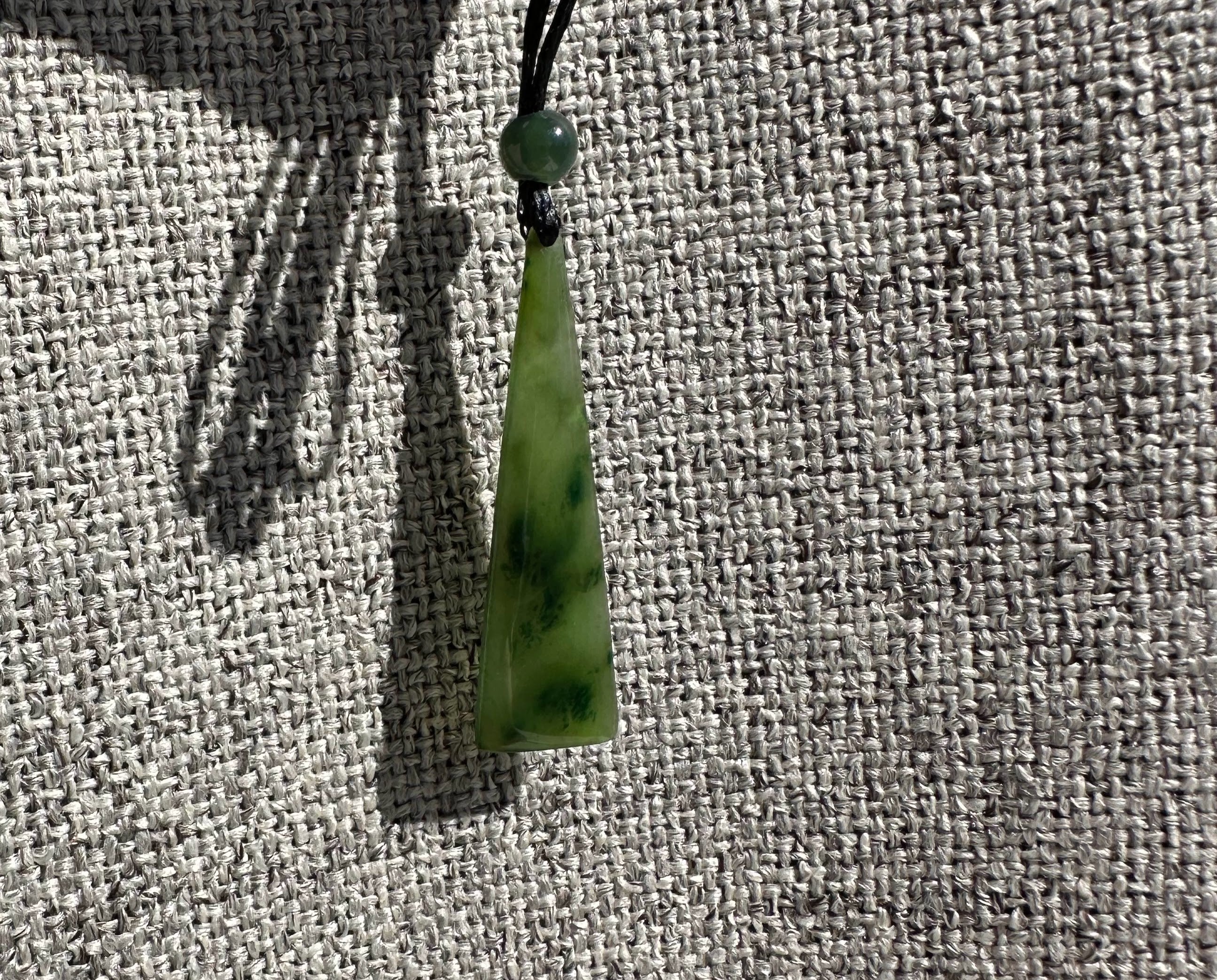 Canadian Jade Drop Pendant - 35mm