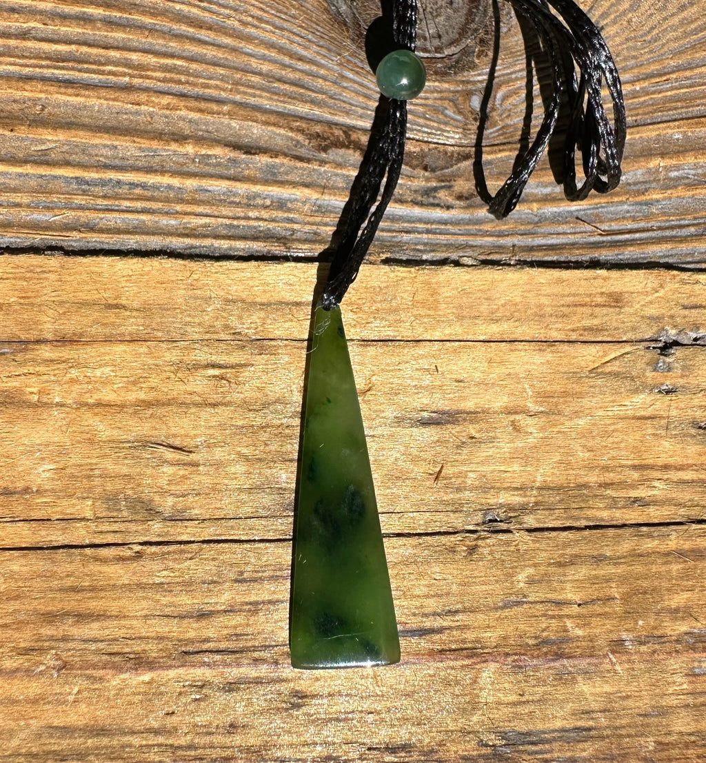 Canadian Jade Drop Pendant - 35mm