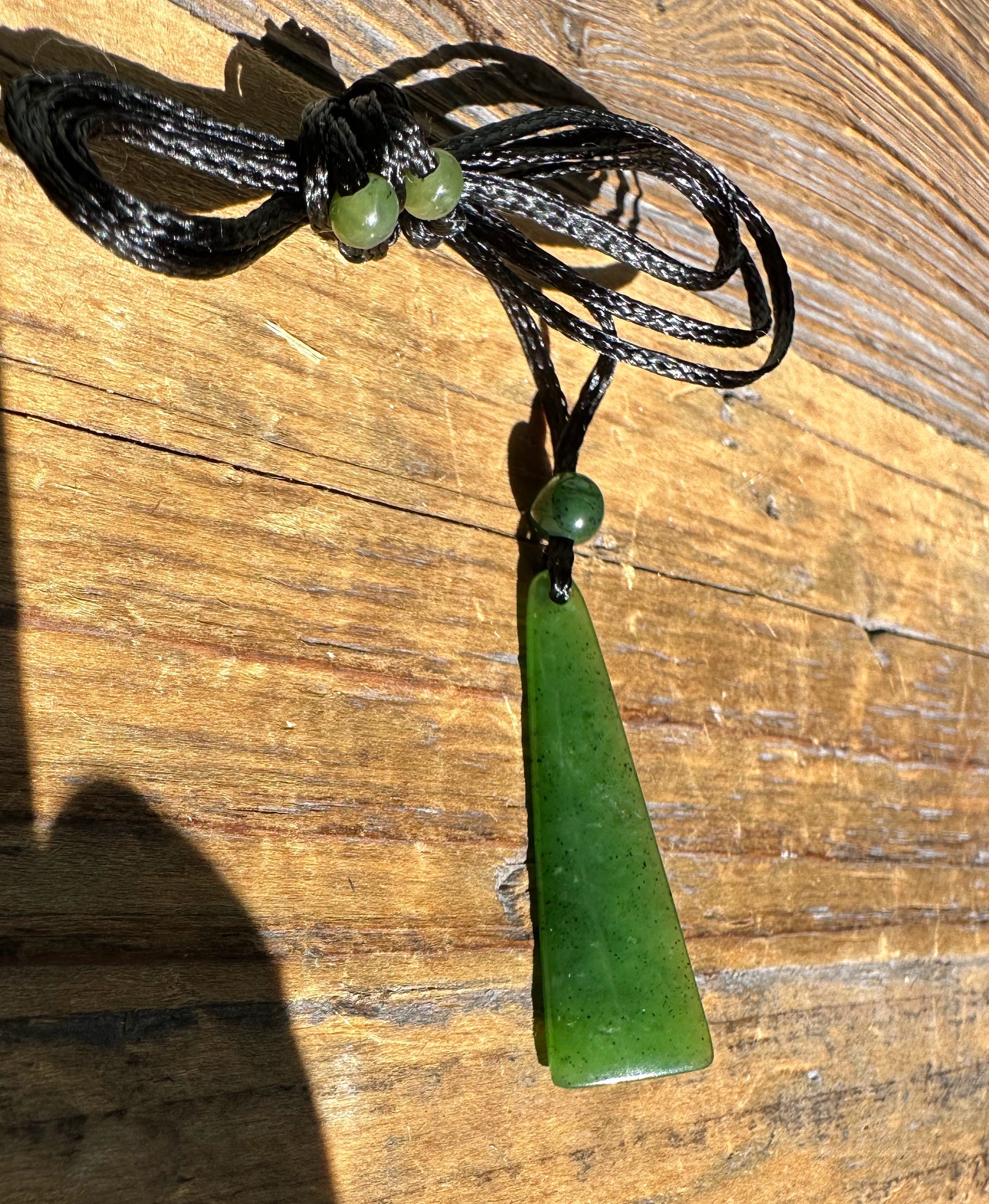 Canadian Jade Drop Pendant - 35mm