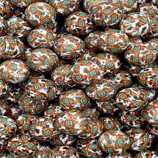 P613 WESTERN AZTEC 15MM PRINT (10ct)