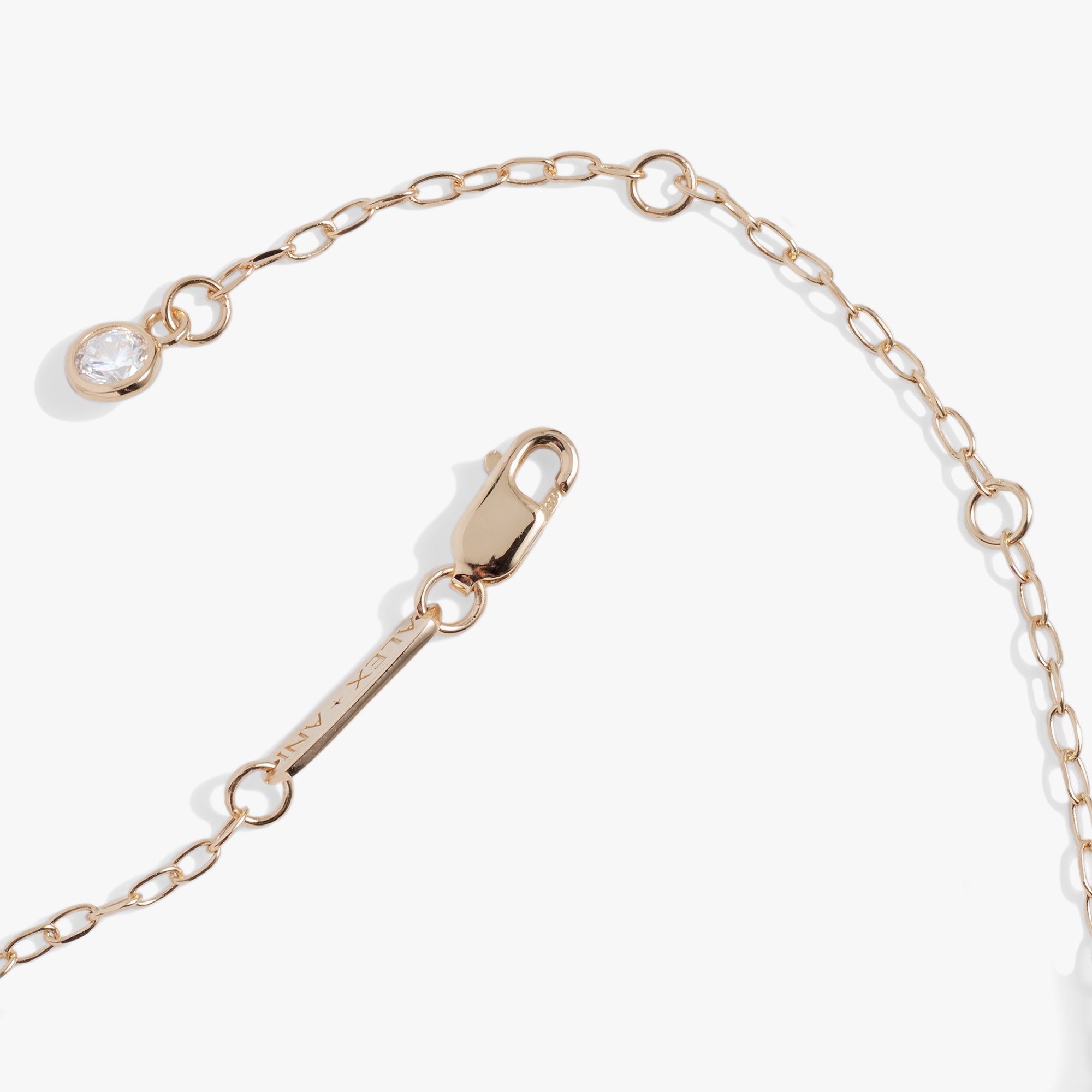 Initial A Precious Elongated Necklace