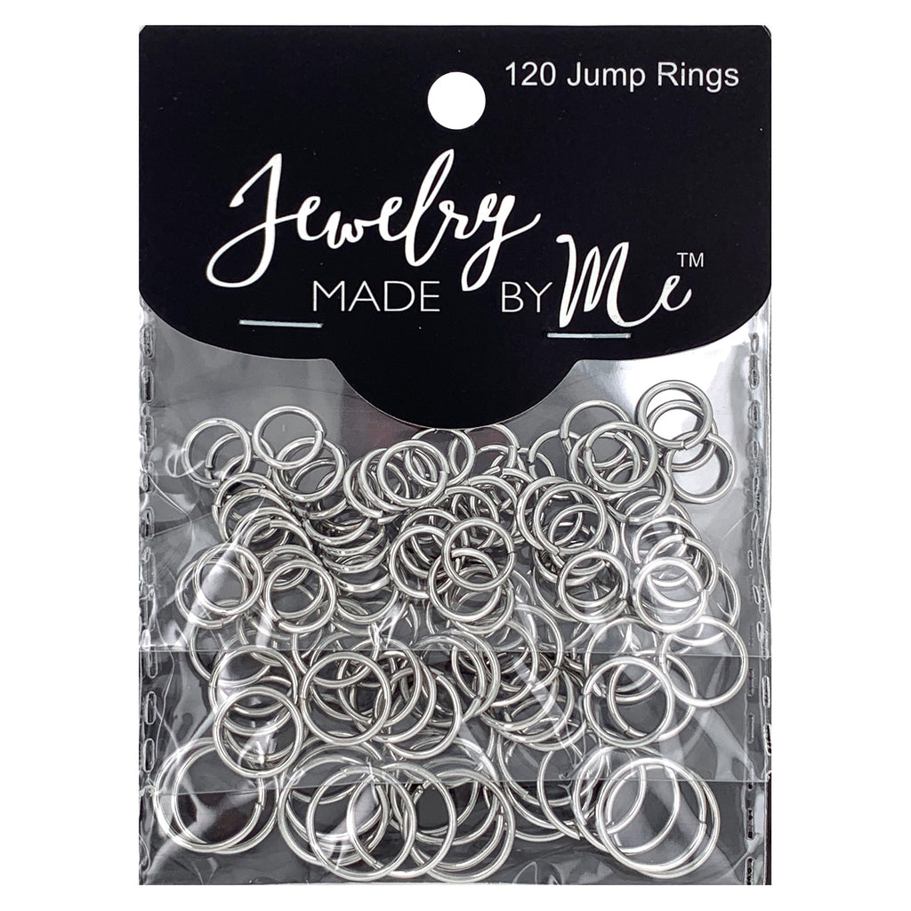 Silver Jump Rings 120pc Assortment
