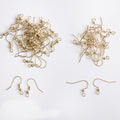 Gold French Ear Wire Earring Hooks 56pc Assortment