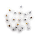 Bullet Clutch Earring Back with Disk Pad 20pc Assortment