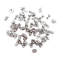 Silver Butterfly Earring Backs 30pc