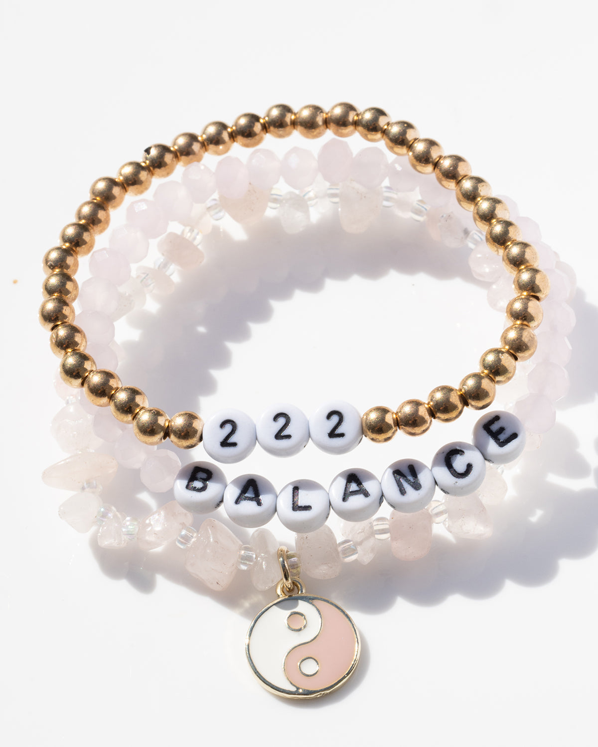 222 Balance Yin Yang Bracelet Set