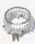 444 Angel Number Balance Bracelet  Set