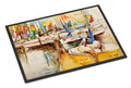 Sailboat  with Pelican Golden Days Doormat Indoor Outdoor 18H X 27W Front Door Mat Rugs for Entryway, Non Slip Washable